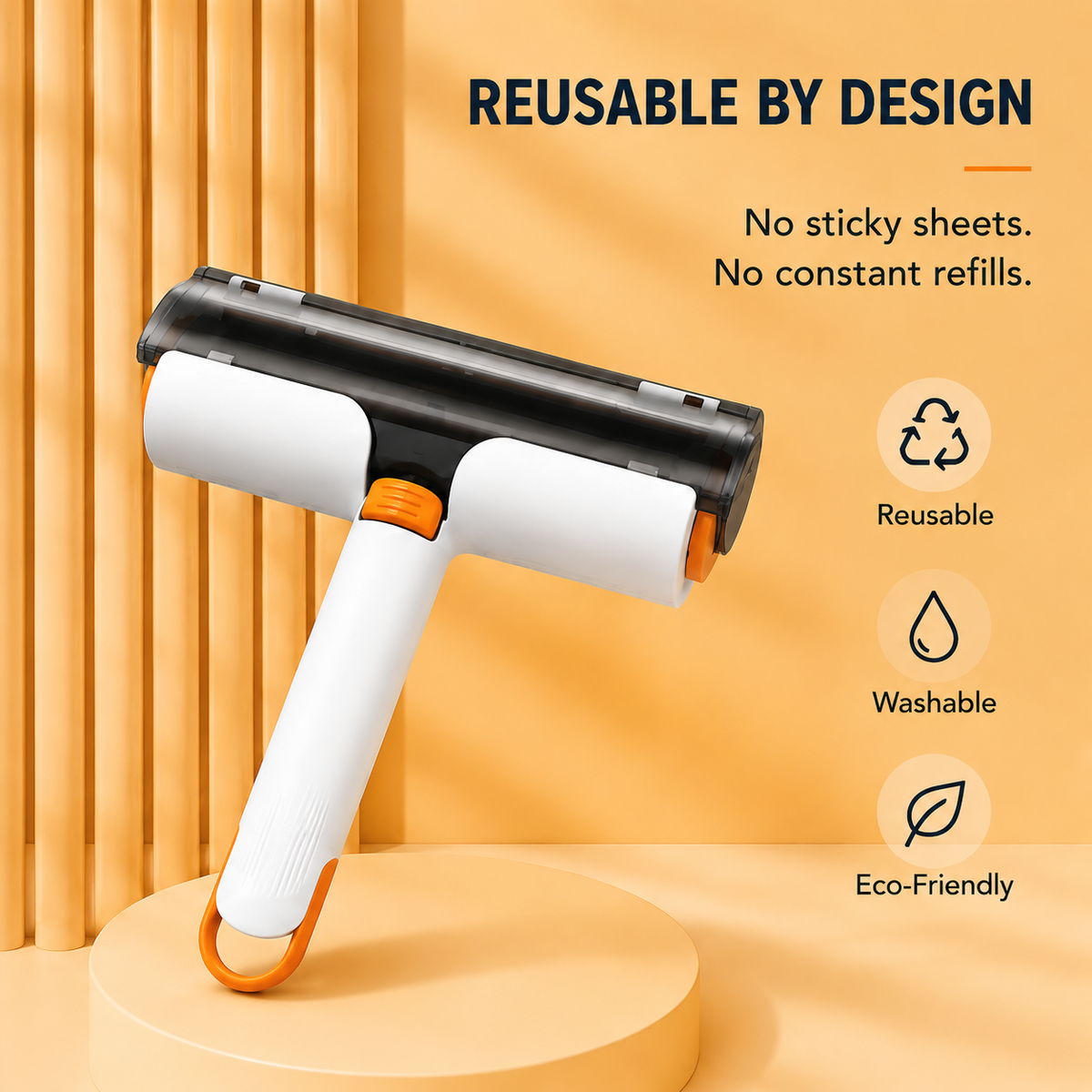 2-in-1 Reusable Pet Hair Remover