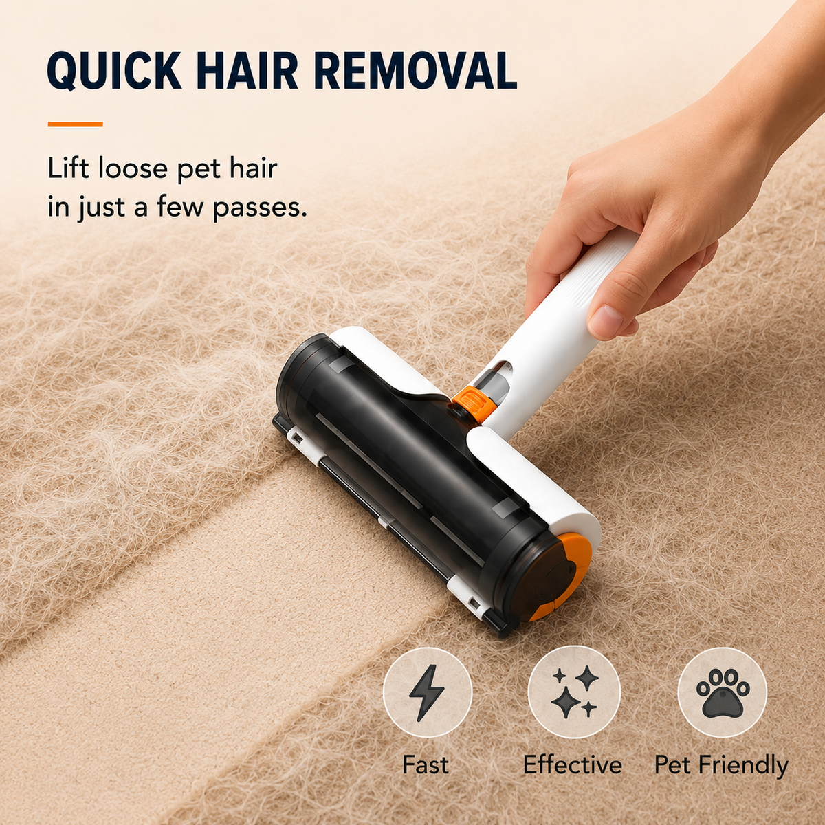2-in-1 Reusable Pet Hair Remover